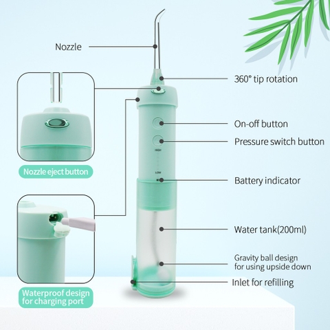 Tăm nước vệ sinh răng miệng ZOLELE MH10