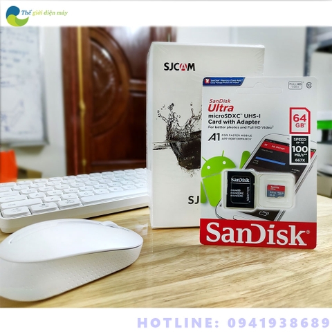 Thẻ Nhớ Sandick Ultra A1 64GB 80MB/s Chuẩn Class10 U1