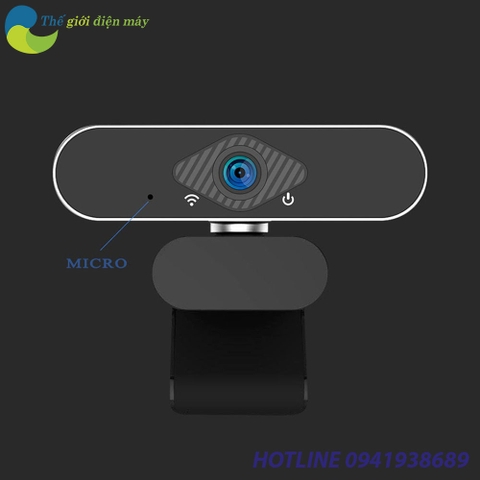 Webcam full HD 1080p XIAOVV góc rộng 150 độ, tích hợp micro