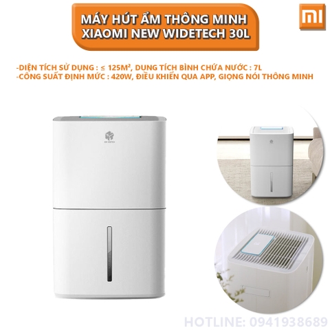 Máy hút ẩm thông minh Xiaomi New Widetech 30L