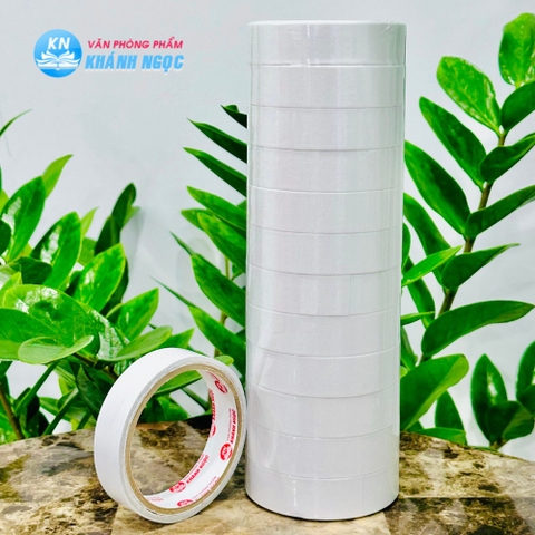Băng keo 2 mặt 2,4F Khánh Ngọc