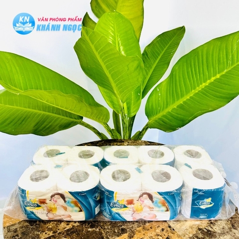 Giấy vệ sinh E'mos (lốc 10 cuộn)