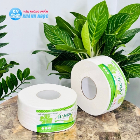 Giấy vệ sinh cuộn lớn cao cấp HANKA 600g