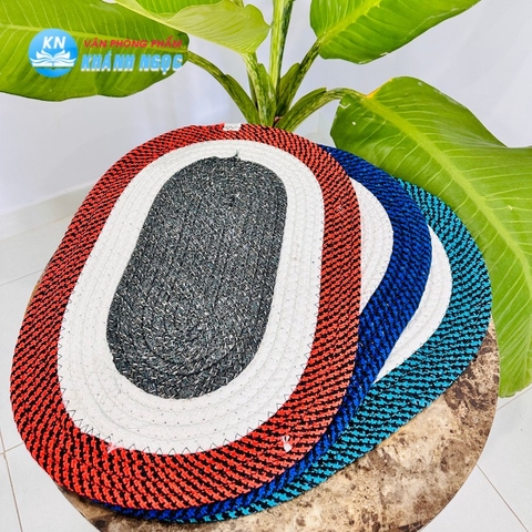 Thảm đan Oval 40x60cm