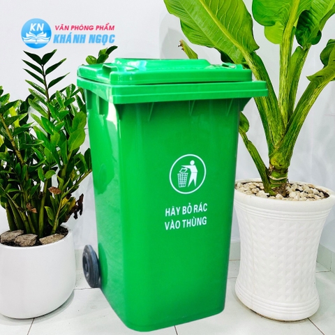 Thùng rác xanh 240 lít