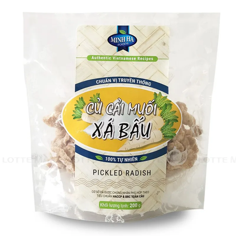 Củ Cải Muối Xá Bấu Minh Hà Gói 200g