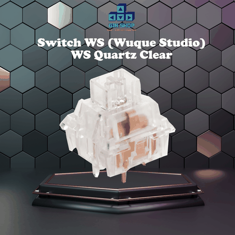 Công tắc bàn phím cơ WS Switch Quartz linear 60g | Pre lubed and lubed by GinShop