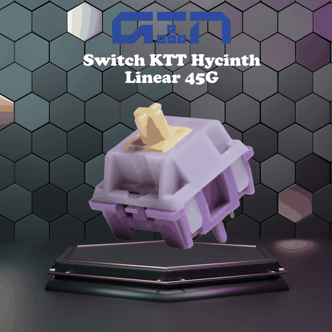 Công tắc Switch bàn phím cơ KTT Hyacinth | Linear | 45G | Âm nổ
