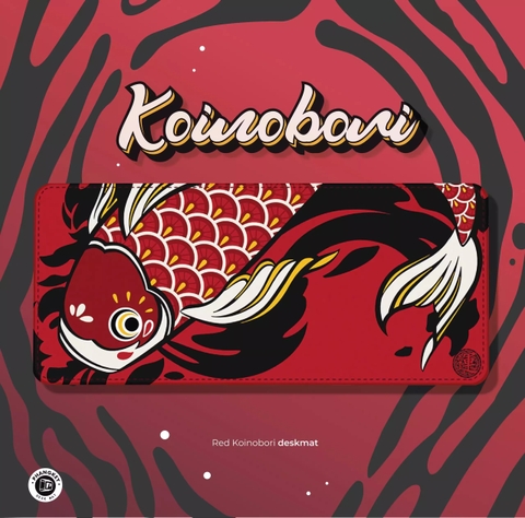 Miếng lót chuột Geek , bàn di chuột, pad chuột cỡ lớn Desk Mat 900x400 độ dày 4mm (Cá tổng hợp - đơn giản)