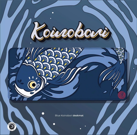 Miếng lót chuột Geek , bàn di chuột, pad chuột cỡ lớn Desk Mat 900x400 độ dày 4mm (Cá tổng hợp - đơn giản)