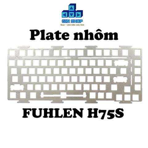 Combo bàn phím cơ FUHLEN H75S (KIT) 3-MODE/ GASKET/ HOTSWAP/ MẠCH XUÔI - NEW VERSION