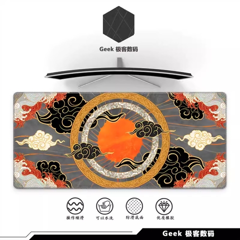 Miếng lót chuột Geek, bàn di chuột, pad chuột cỡ lớn Desk Mat 900x400 độ dày 4mm (Thiên Cung)