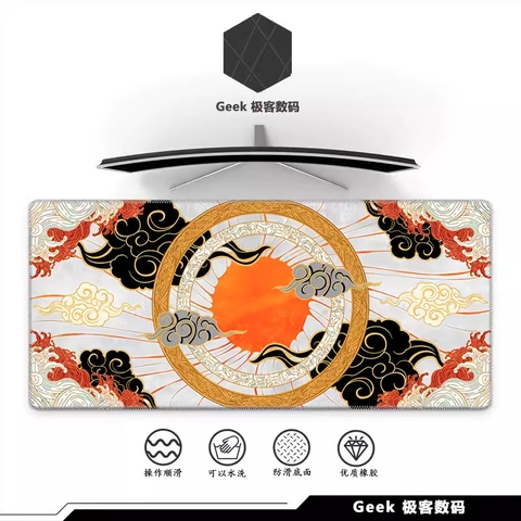 Miếng lót chuột Geek, bàn di chuột, pad chuột cỡ lớn Desk Mat 900x400 độ dày 4mm (Thiên Cung)