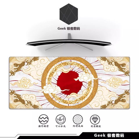 Miếng lót chuột Geek, bàn di chuột, pad chuột cỡ lớn Desk Mat 900x400 độ dày 4mm (Thiên Cung)