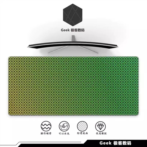Miếng lót chuột Geek , bàn di chuột, pad chuột cỡ lớn Desk Mat 900x400 độ dày 4mm (Cá tổng hợp - đơn giản)