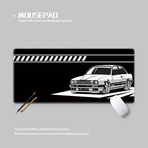 Miếng lót chuột Geek, bàn di chuột, pad chuột cỡ lớn Desk Mat 900x400 độ dày 4mm (Xe hơi)