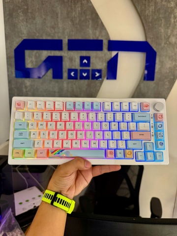 Combo bàn phím cơ FUHLEN H75S (KIT) 3-MODE/ GASKET/ HOTSWAP/ MẠCH XUÔI - NEW VERSION