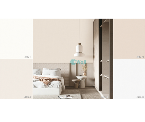 Giấy dán tường một màu Hàn Quốc Basic+ 489-4