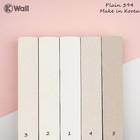 Giấy dán tường Hàn Quốc vân vải 394 Plain