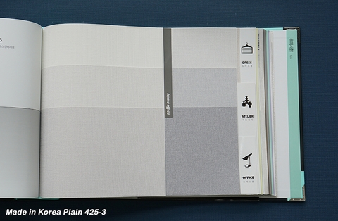 Giấy dán tường vân vải Hàn Quốc Plain 425