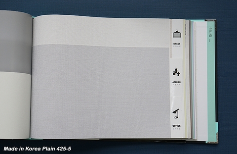 Giấy dán tường vân vải Hàn Quốc Plain 425