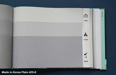 Giấy dán tường vân vải Hàn Quốc Plain 425