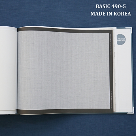 Giấy dán tường một màu Hàn Quốc Basic+ 490-5