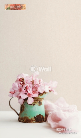 Giấy dán tường trơn Hàn Quốc Bloom 82098