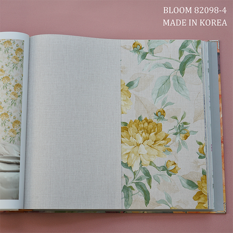 Giấy dán tường trơn Hàn Quốc Bloom 82098
