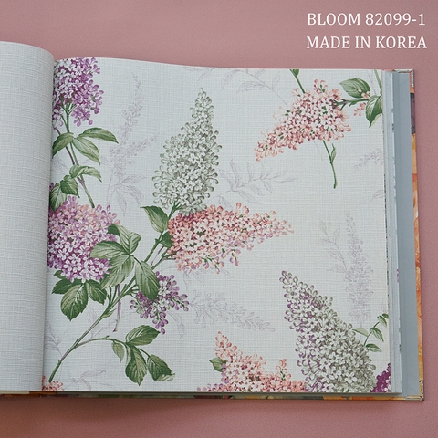 Giấy dán tường hoa Hàn Quốc Bloom 82099