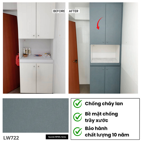 Phim dán nội thất cao cấp nhập khẩu Hàn Quốc LW722