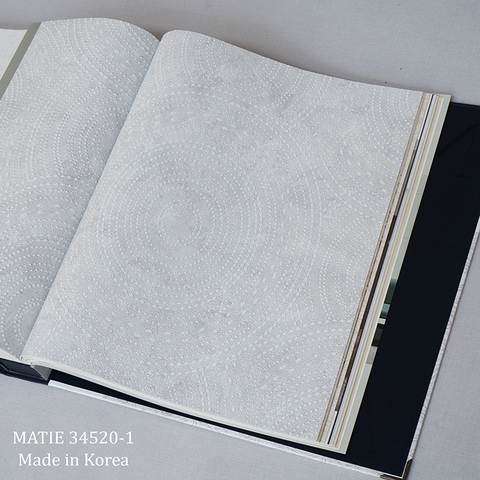 Giấy dán tường phòng khách Hàn Quốc Matie 34520
