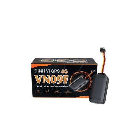 Định Vị Xe Máy, Ô Tô VN09F 4G | Tắt Máy Từ Xa, Nhận biết Tắt Mở Động Cơ