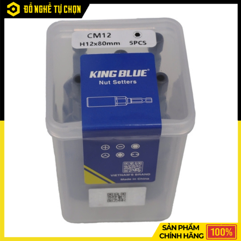 Đầu Chụp Bulong Sâu Lòng King Blue CM12 – Siết Mở Bulong Nhanh, Chắc Chắn, Độ Bền Cao | Hàng Chính Hãng, Có VAT