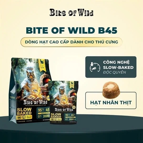 Thức ăn hạt cho mèo Bite of wild B45 - 1kg