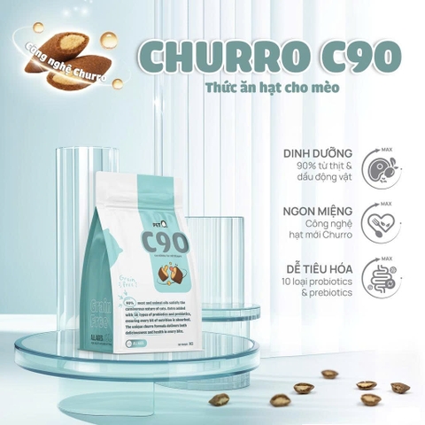 Thức ăn hạt cho mèo trưởng thành Churro C90 - PetQ