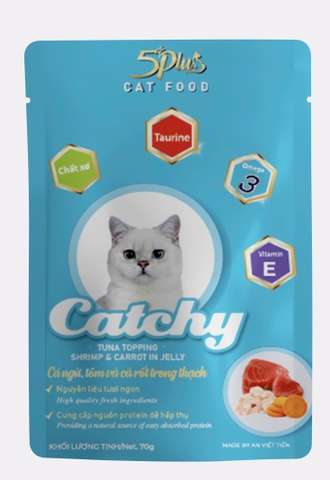 Pate mèo Catchy 5plus - 70g