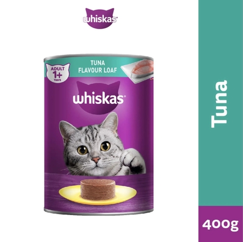 Pate mèo Whiskat Lon 400g - vị cá ngừ