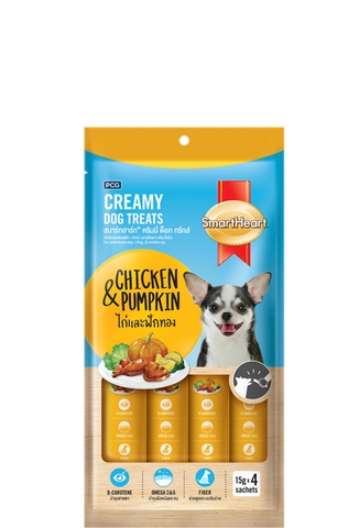 Súp thưởng cho chó SMH 15g x 4 Vị gà và bí ngô