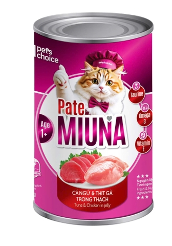 Pate mèo Miuna - 400g