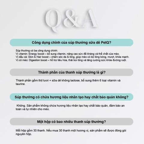 Súp thưởng sữa dê PetQ