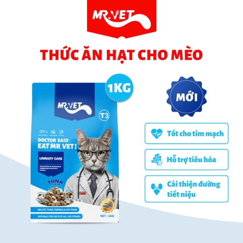 Thức ăn hạt cho mèo - Mr.Vet T3 - Urinary Care