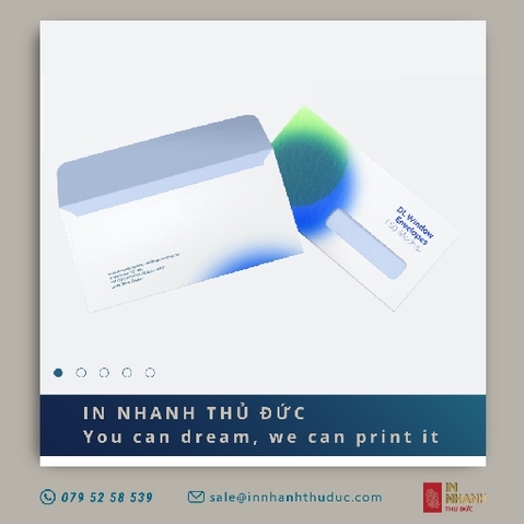 In bao thư cửa sổ kính - Windows envelope