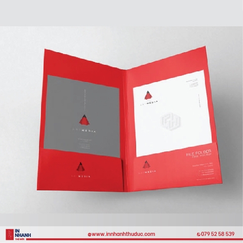 Bìa đựng hồ sơ - 2 tay gấp - Folder