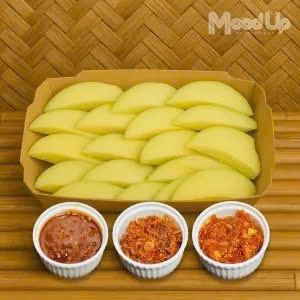 Xoài Tứ Quý Gọt Sẵn Kèm Sốt Chấm MoodUp