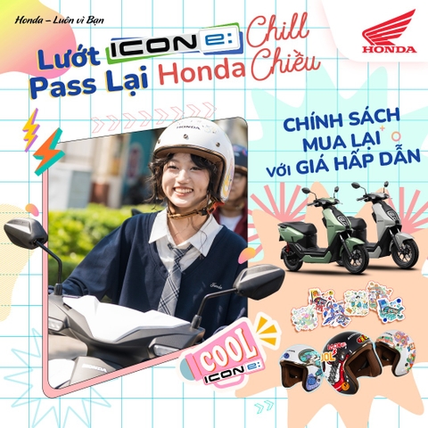 Lướt ICON e: chill -Pass lại Honda chiều