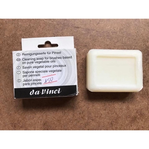 Nguyên bánh 100g Xà bông dưỡng rửa cọ Davinci