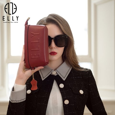 Túi clutch nữ cao cấp da thật ELLY - EC63