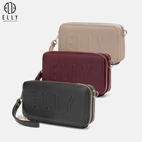 Túi clutch nữ cao cấp da thật ELLY - EC64