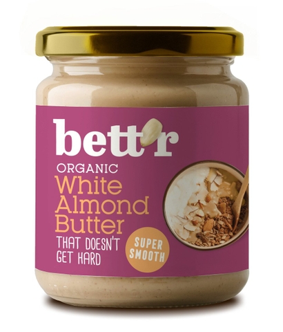 Bơ hạnh nhân trắng đã bóc vỏ hữu cơ 250Gr Bett'r
